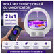 Boxa cu umidificator multifunctional, 700 ml, 23 x 25.6 x 16.2 cm