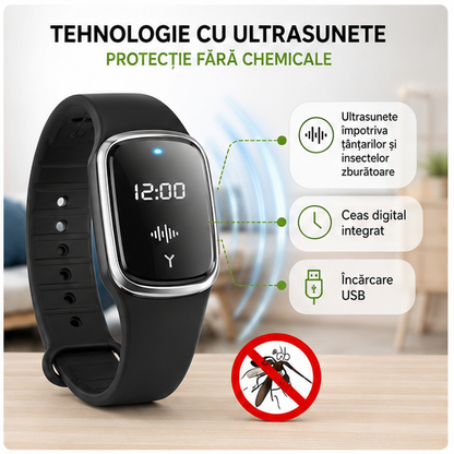 Bratara Anti-Tantari cu USB - Protectie 24/7