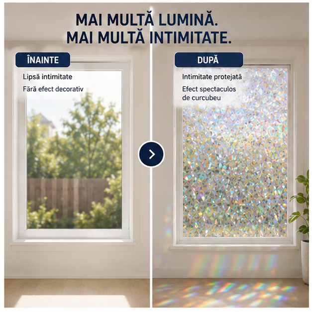 Folie Decorativă Autoadezivă Curcubeu 200x60cm