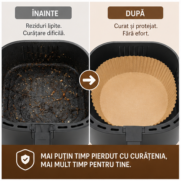 HARTII DE COPT PENTRU FRITEUZA