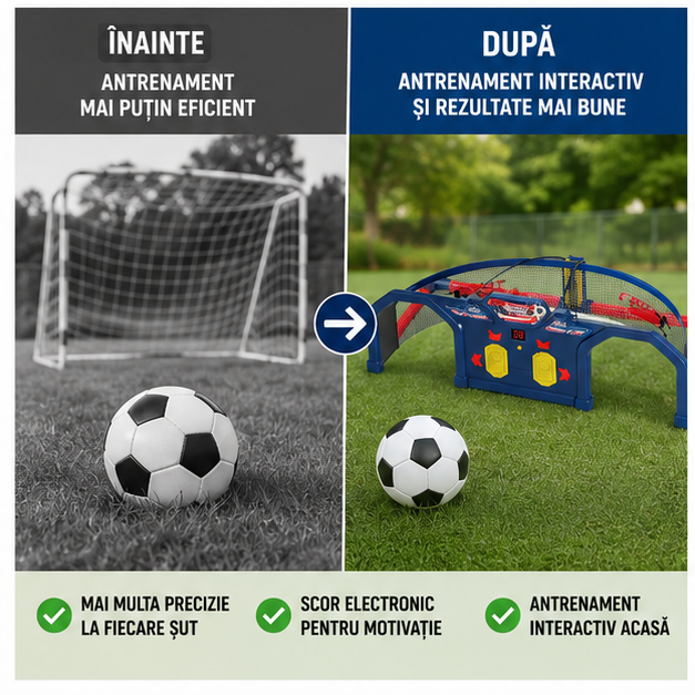 Joc interactiv electronic antrenament fotbal E-Jet Sport