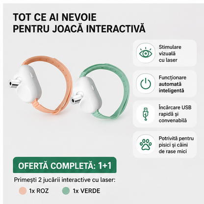 Jucărie Interactivă cu Laser și Lumină LED