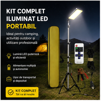 Kit Nocturna eLIVE FR-04 - Proiector LED Camping 47W Waterproof