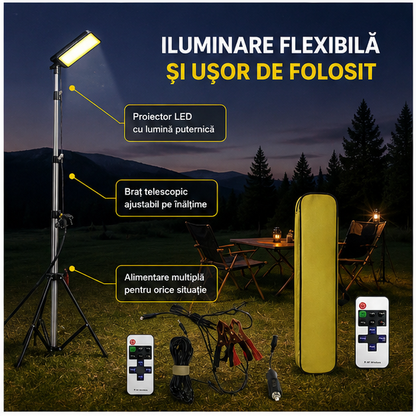 Kit Nocturna eLIVE FR-04 - Proiector LED Camping 47W Waterproof