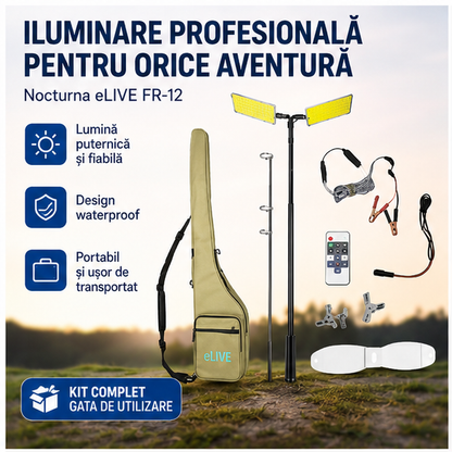 Kit Nocturna eLIVE FR-12 Proiector LED 94W Camping