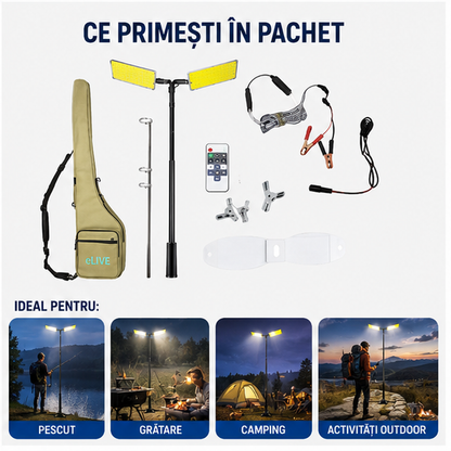 Kit Nocturna eLIVE FR-12 Proiector LED 94W Camping