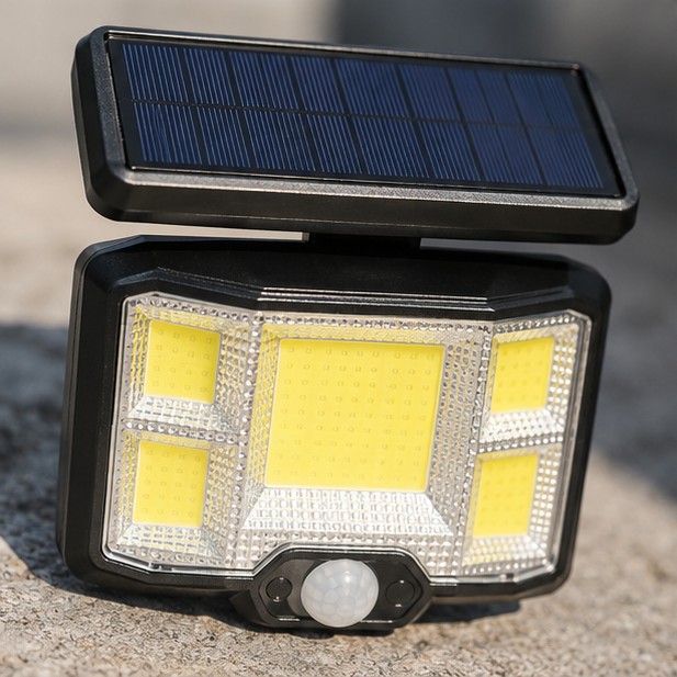 Lampa Solara de Exterior cu Telecomanda 168 LED