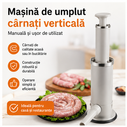 Mașină de Umplut Cărnați Verticală Manuală