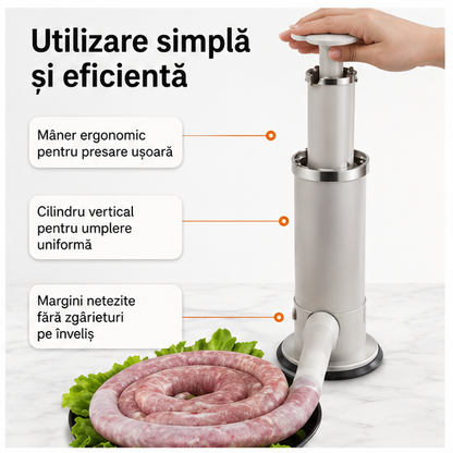 Mașină de Umplut Cărnați Verticală Manuală