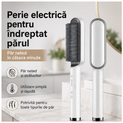 Perie electrica pentru indreptat parul