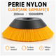 Perie Nylon Curatare Suprafete 200mm 10000rpm
