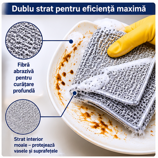 Set 10 lavete pentru vase, 20x20 cm
