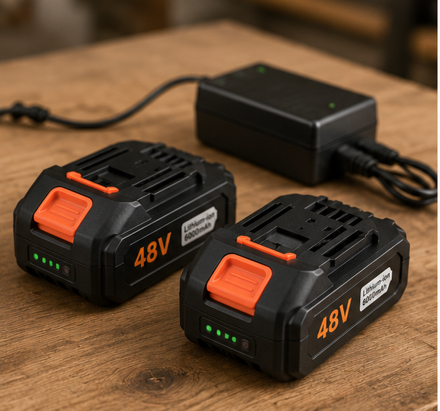 Suflantă Electrică 48V cu 2 Acumulatori