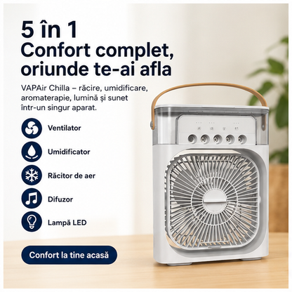 Ventilator 5 in 1 cu Umidificator VAPAir Chilla 600ml