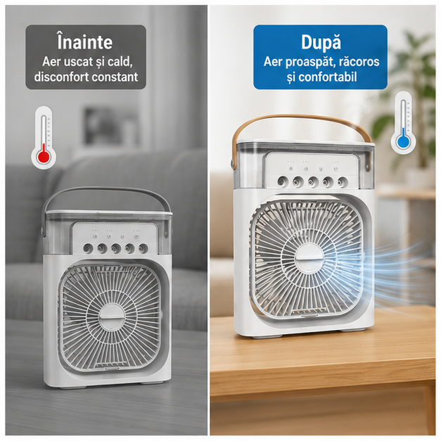 Ventilator 5 in 1 cu Umidificator VAPAir Chilla 600ml
