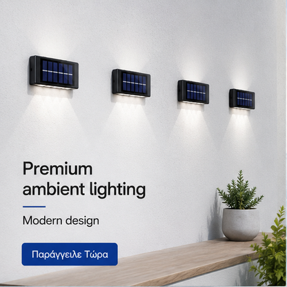 SET 8 LAMPI BIDIRECTIONALE, 15CM, 10 LED-URI
