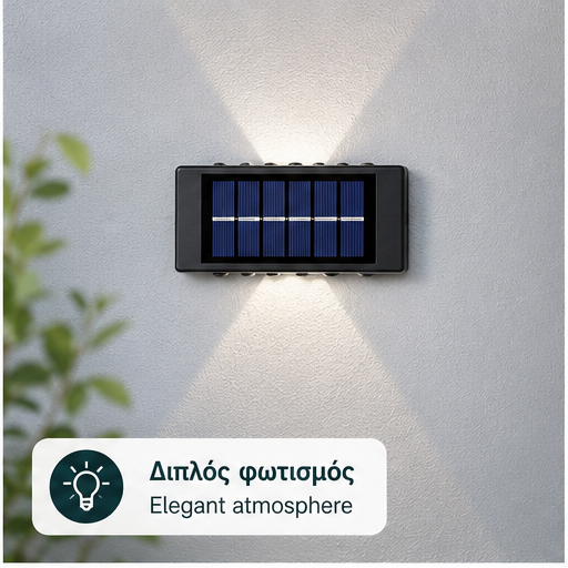SET 8 LAMPI BIDIRECTIONALE, 15CM, 10 LED-URI