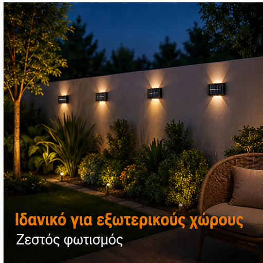 SET 8 LAMPI BIDIRECTIONALE, 15CM, 10 LED-URI