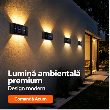 SET 8 LAMPI BIDIRECTIONALE, 15CM, 10 LED-URI