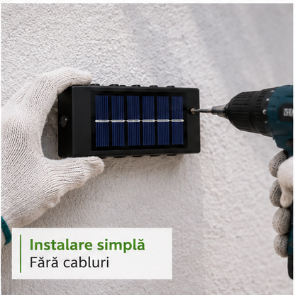 SET 8 LAMPI BIDIRECTIONALE, 15CM, 10 LED-URI