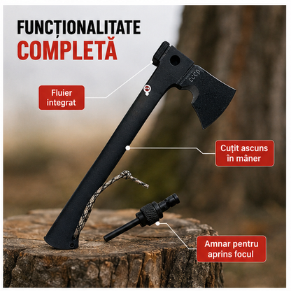 Set topor multifunctional si sabie de vanatoare