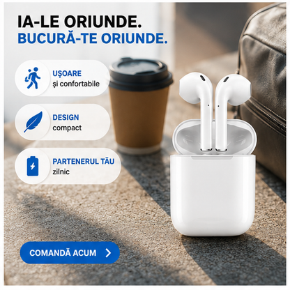 Casti Bluetooth Wireless connectare fara fir