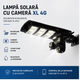 Camera de Supraveghere JRH® 4G Solar, 450W, PTZ, 16000mAh, SIM, Night Vision, Iluminare LED, Slot microSD – Soluția Completă de Securitate Inteligentă pentru Exterior