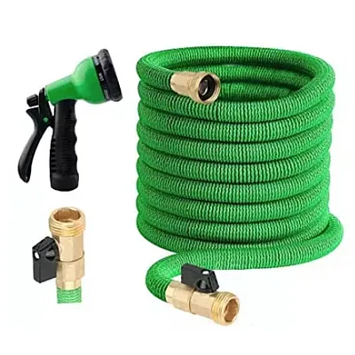 Furtun de gradina, flexibil si extensibil, cap de prindere, 