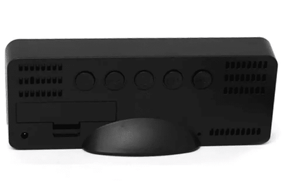 Ceas multifunctional cu LED stil oglinda curbata, alarma dig