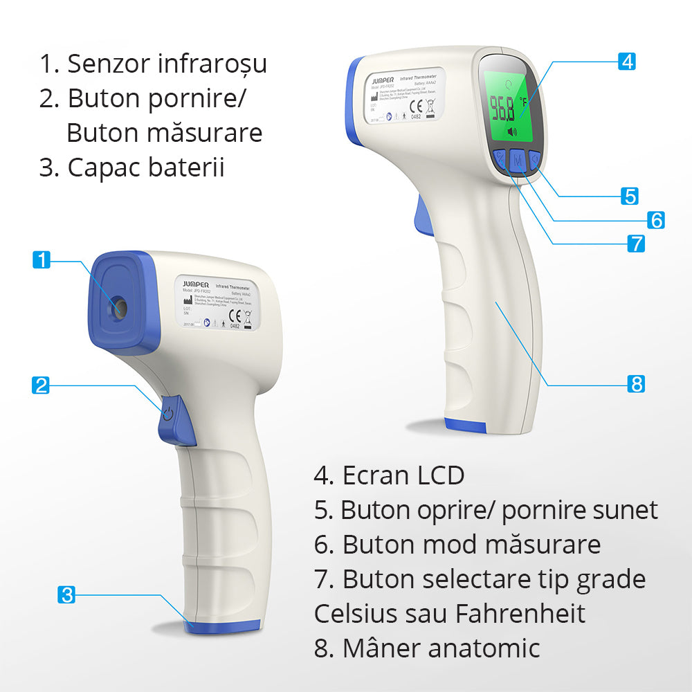TERMOMETRU DIGITAL TIP PISTOL