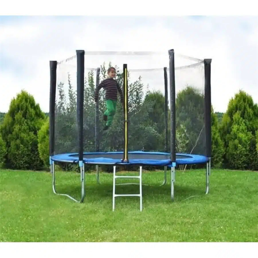 Trambulina pentru copii, cu plasa de protectie, 183 cm,
