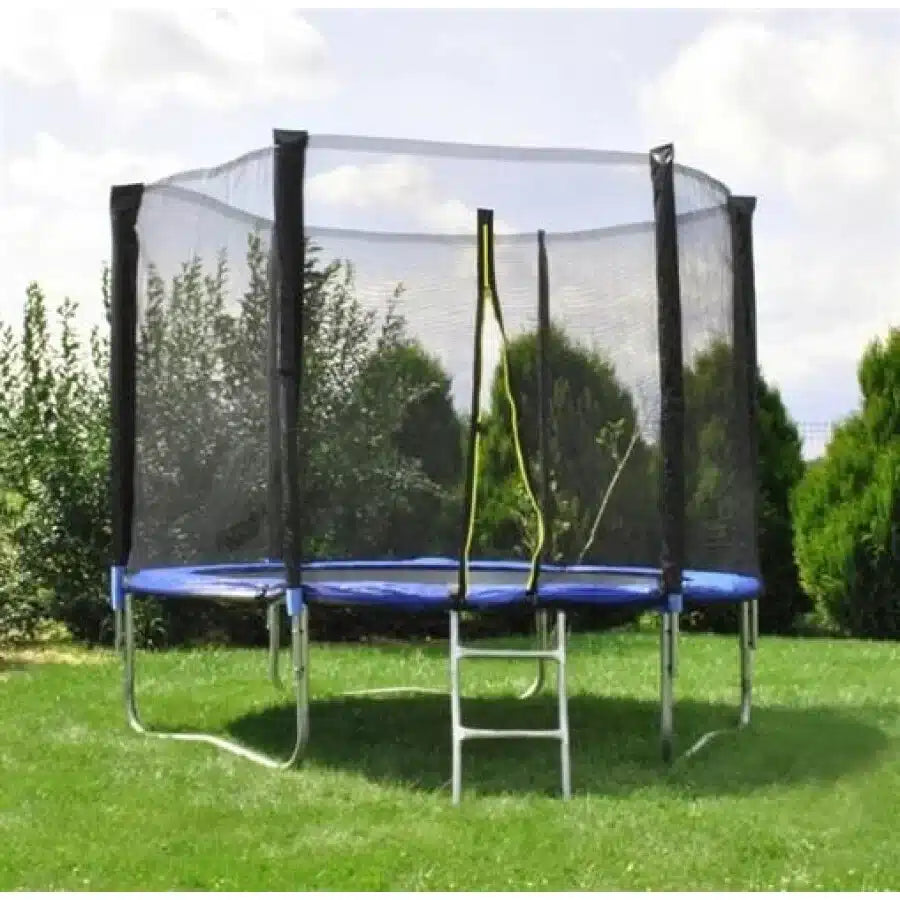 Trambulina pentru copii, cu plasa de protectie, 183 cm,