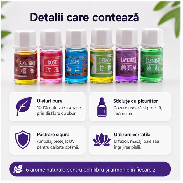 ULEIURI ESENTIALE 6 BUC