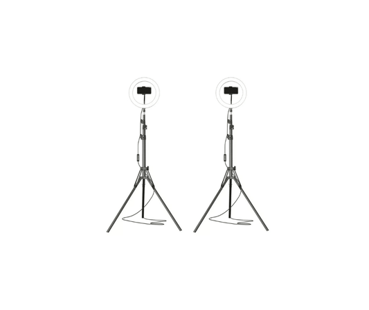 x2 Lampi circulari Ring Light, 120 x LED SMD, 10 trepte lumi