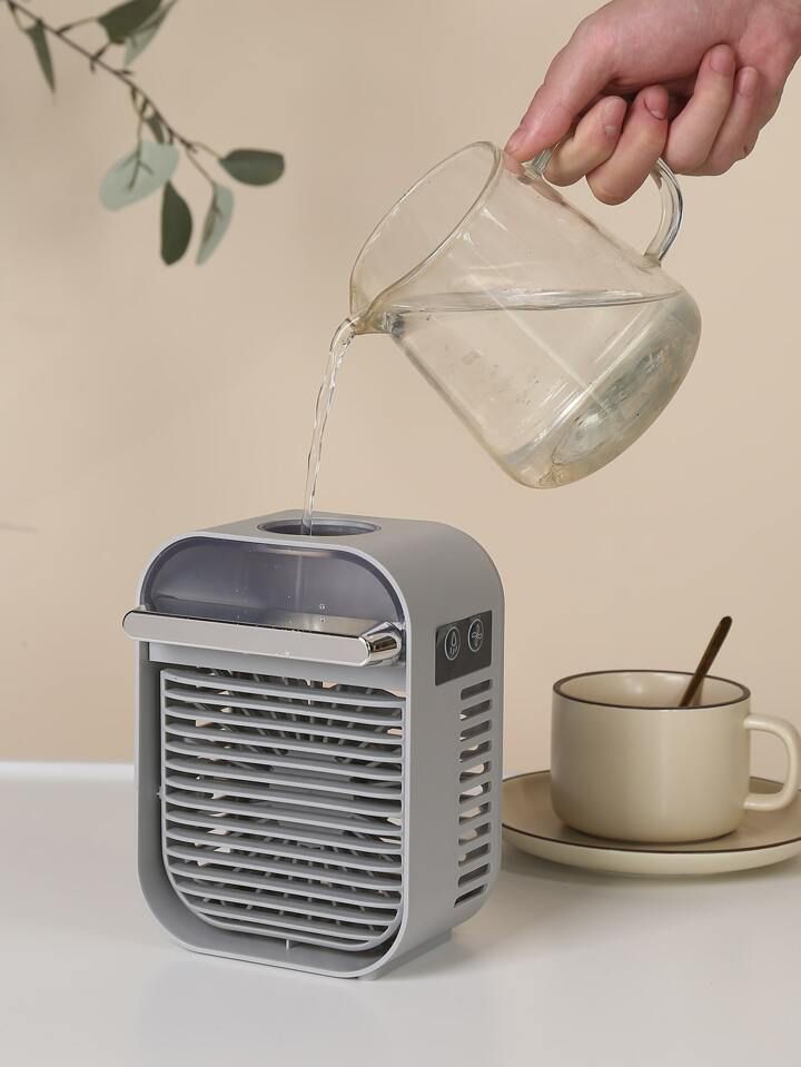mini Răcitor de aer și umidificator, ventilator personal de 
