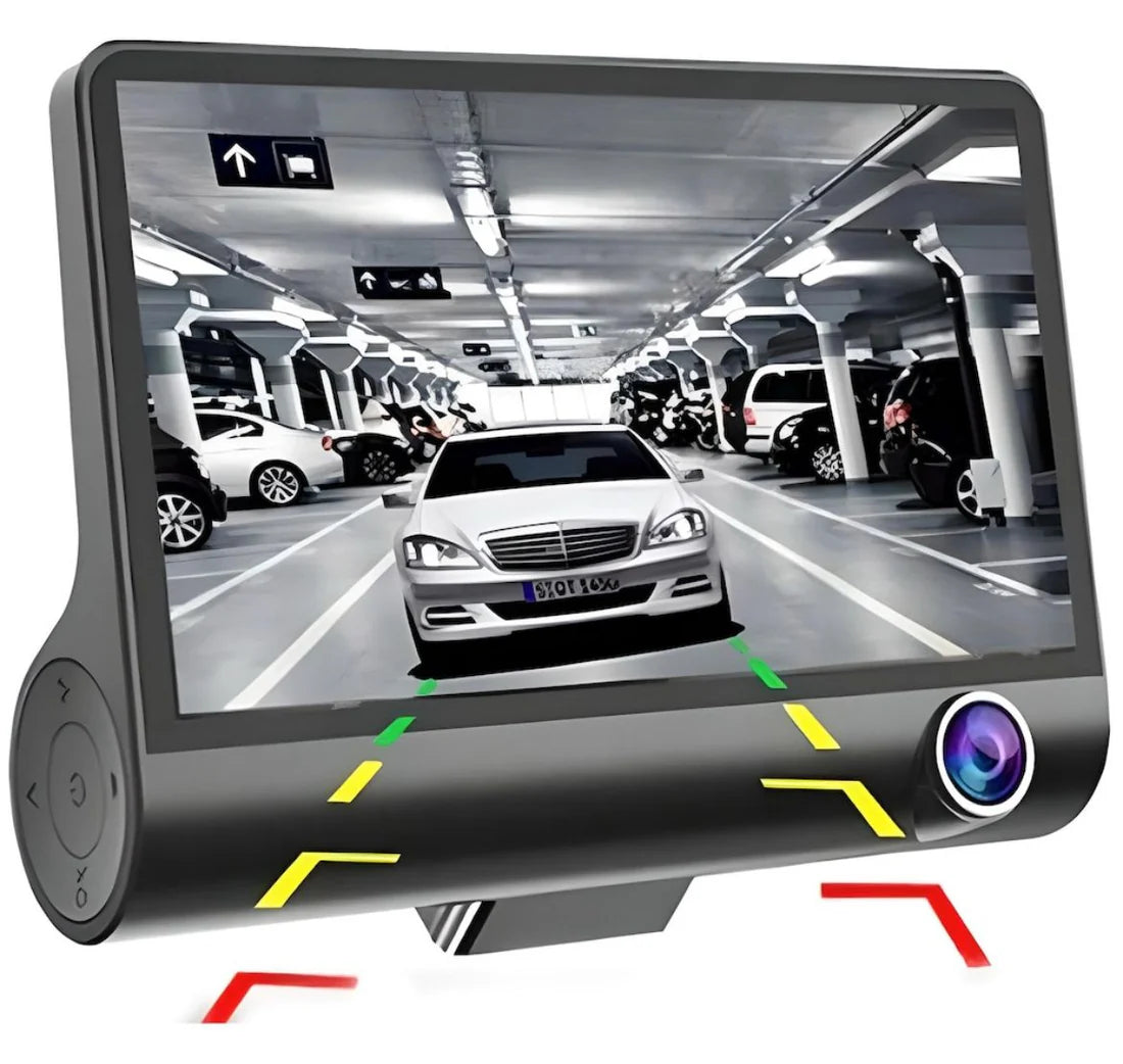 Cameră Video ULTRA HD  Auto Triplă Fata/Spate/Interior