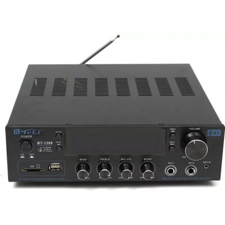 Amplificator audio 160W, Boxe pasive BT-1388, Bluetooth USB,