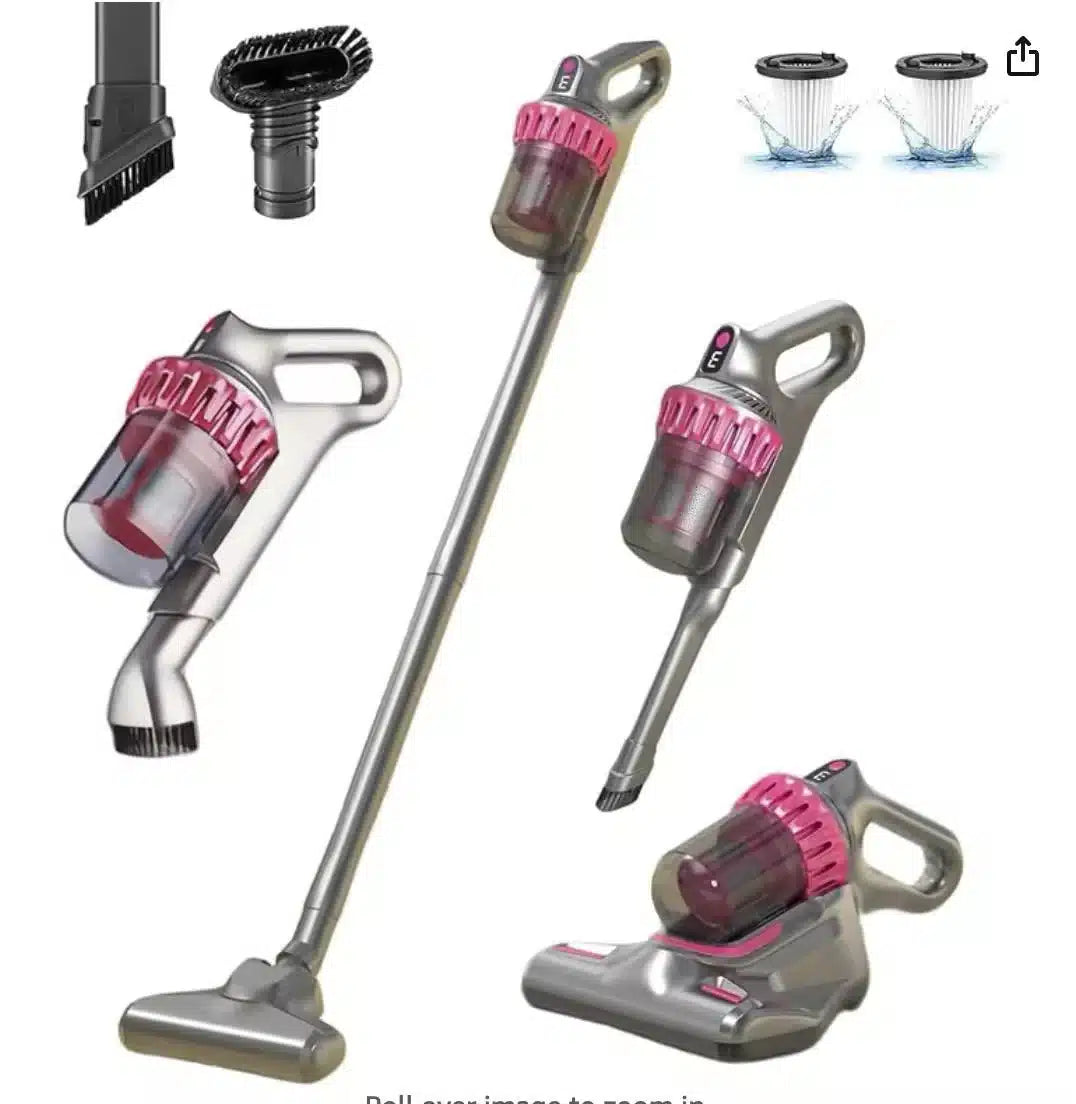 Aspirator Vertical Si De Mana Anti Acarieni, Fara Fir 5in1 J