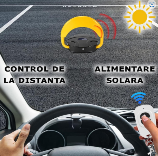 Blocator Parcare Solar - Control Telecomandă