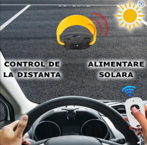 Blocator Parcare Solar - Control Telecomandă