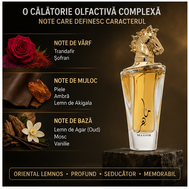 Parfum arabesc Maahir pentru bărbați, 100ml