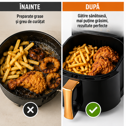 Friteuza Fara Ulei Air Fryer , Displat Digital, Functie de Coacere jrh 10L