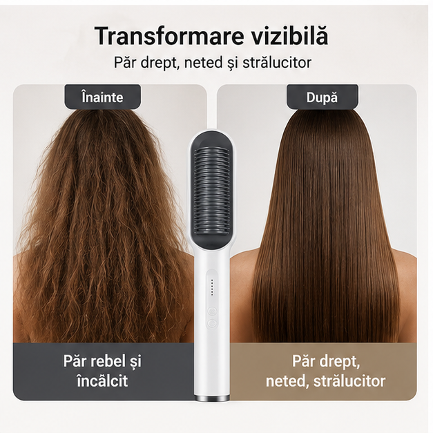 Perie Electrica pentru Indreptat Parul