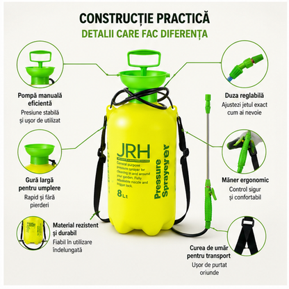 Pompa de stropit manuala, jrh  8L