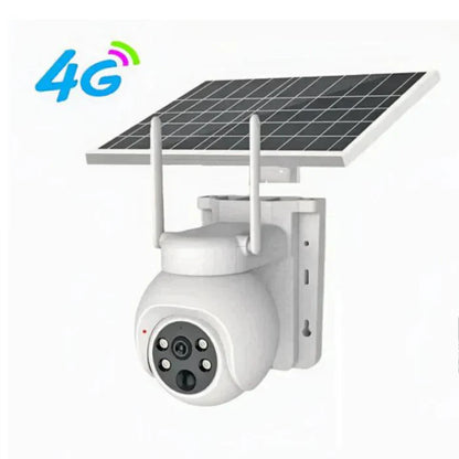Camera de Securitate 4G Rotativa Full HD 5 MP, intrare SIM, Panou Solar