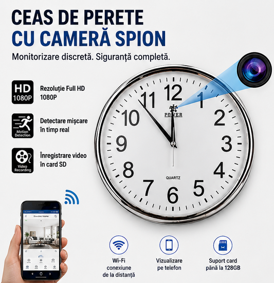 Ceas camera perete