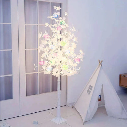 Copac Decorativ Iluminat cu 200 LED-uri, 180 cm Inaltima, Lu