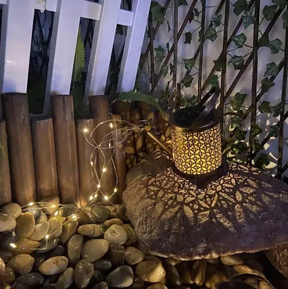 Stropitoare solara cu lumini pentru gradina