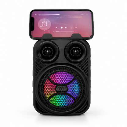 Boxă Portabilă cu Suport Telefon și Mâner