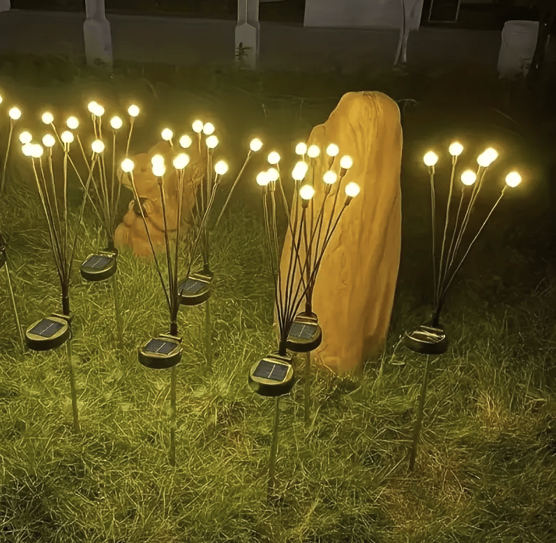 Lampa LED decorativă ,tip licurici De Gradina 8 Bulbi